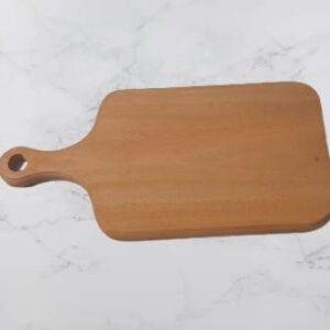 wooden square chopping board